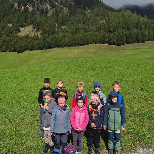 Gruppenfoto in der Sonne